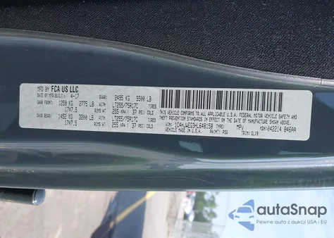 2017 Jeep Wrangler Unlimited Chief Edition 4X4 z USA, uszkodzony, nr VIN 1C4HJWEG3HL648158